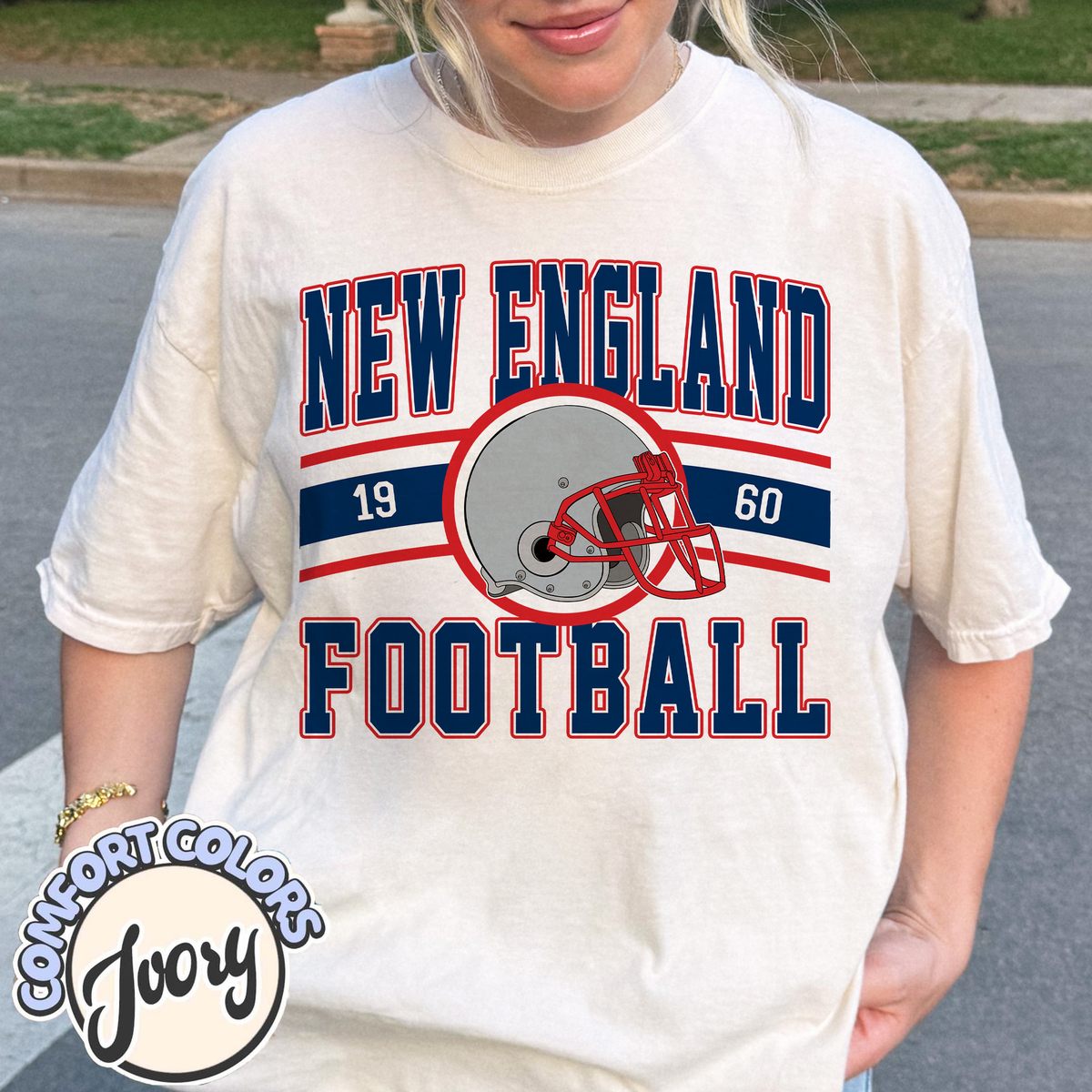 Unisex New England football vintage t-shirt for men and women