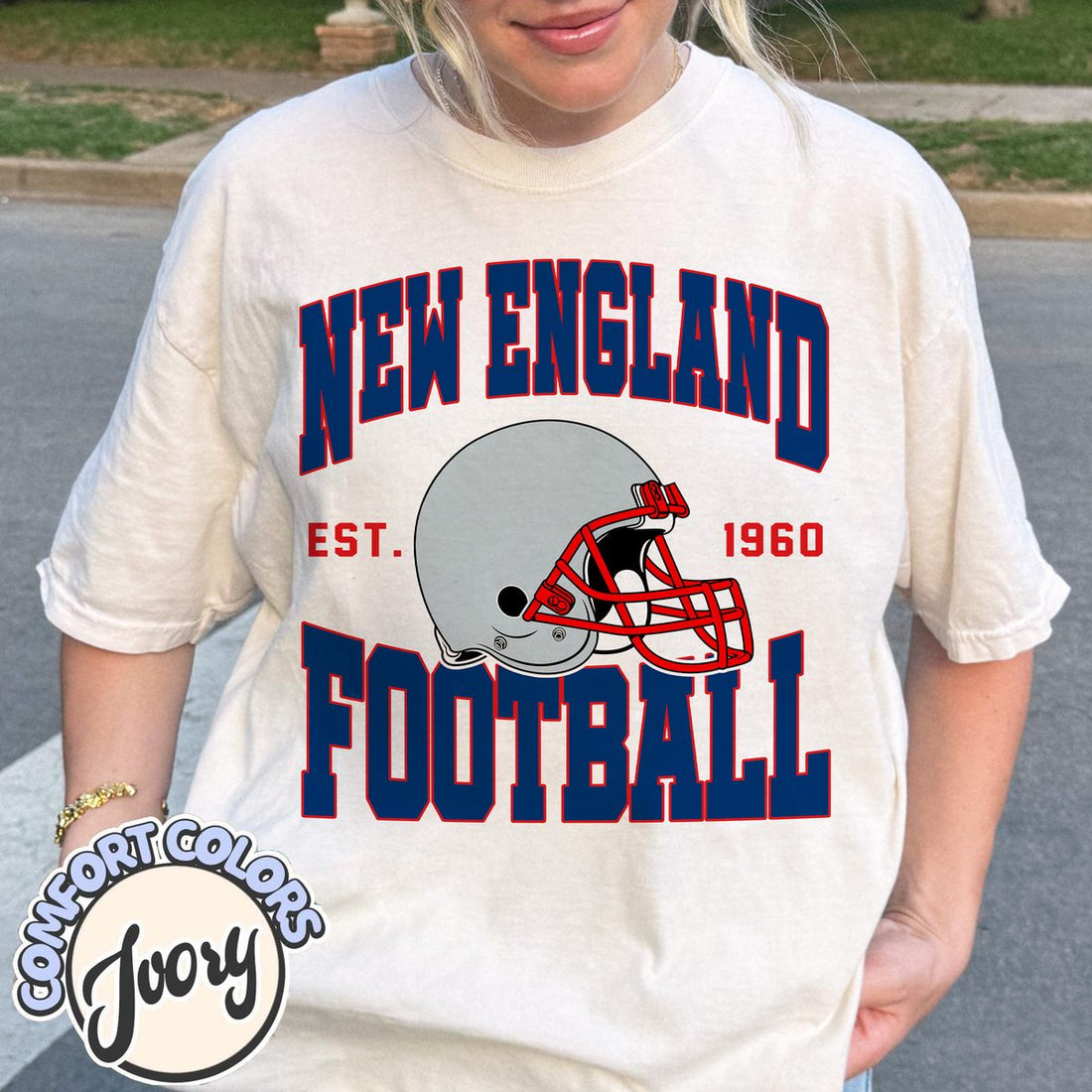 Unisex New England football vintage t-shirt for men and women