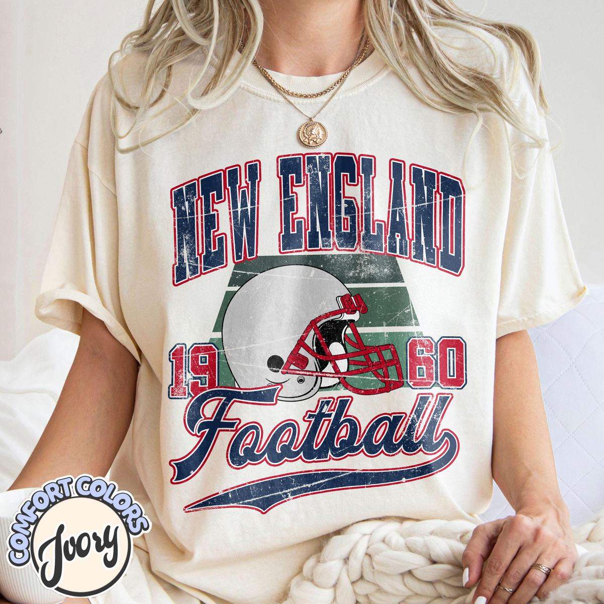Unisex New England football vintage t-shirt for men and women