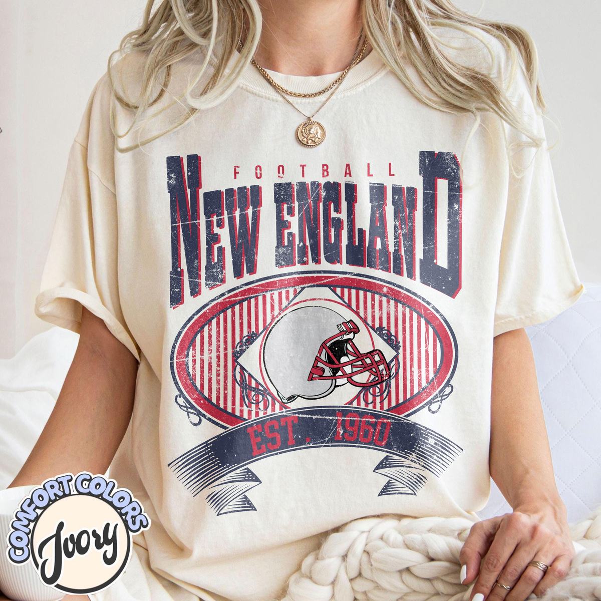 Unisex New England football vintage t-shirt for men and women