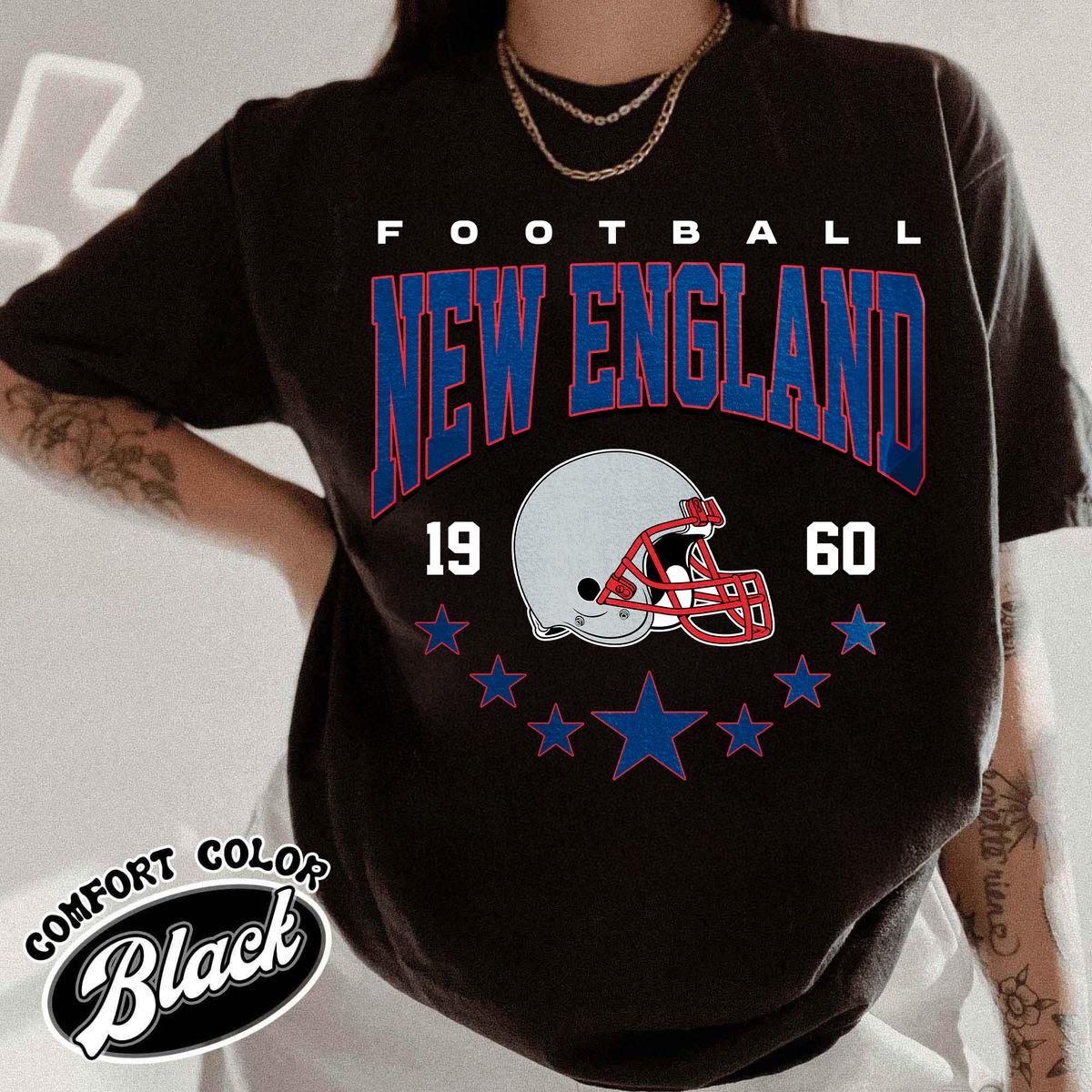 Unisex New England football vintage t-shirt for men and women