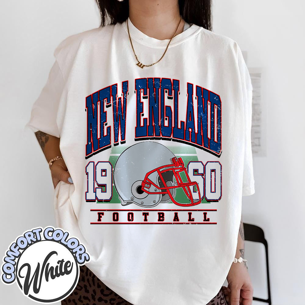 Unisex New England football vintage t-shirt for men and women
