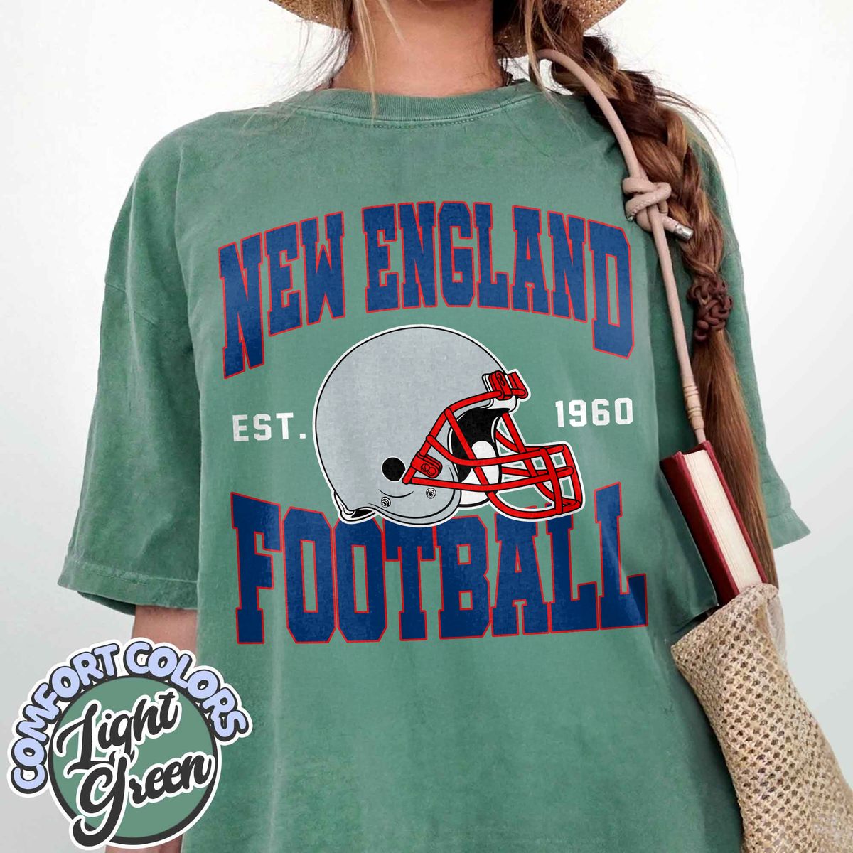 Unisex New England football vintage t-shirt for men and women