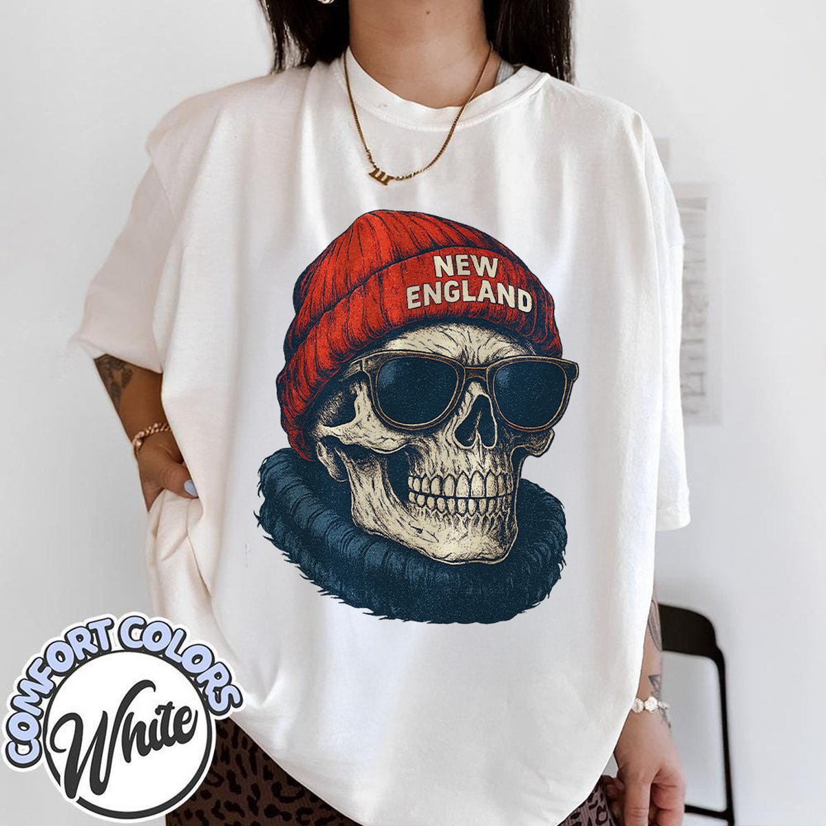 Unisex New England football vintage t-shirt for men and women