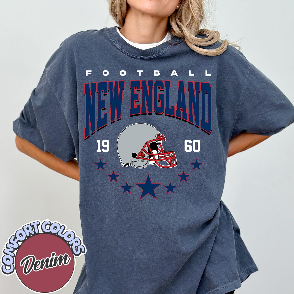 Unisex New England football vintage t-shirt for men and women