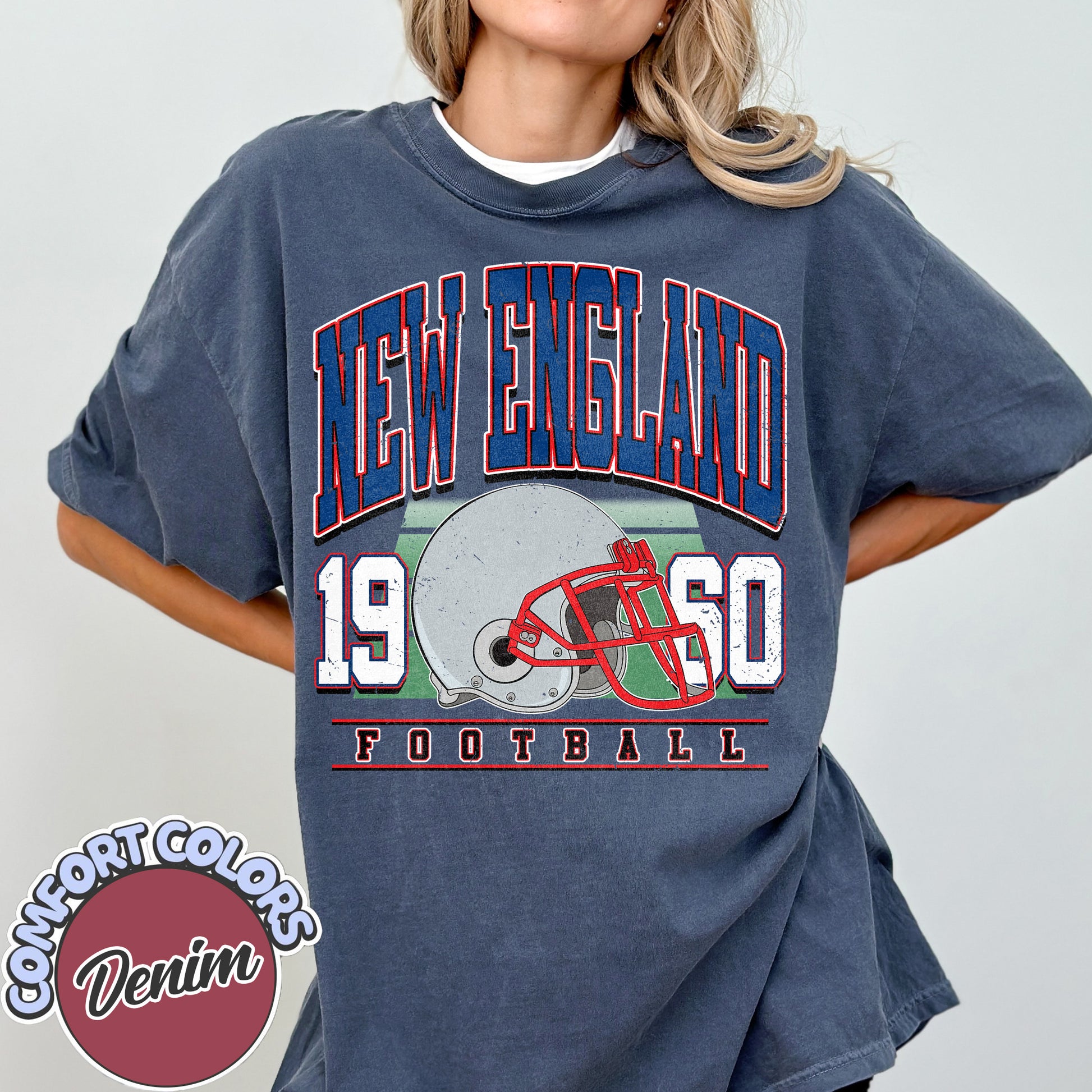 Unisex New England football vintage t-shirt for men and women