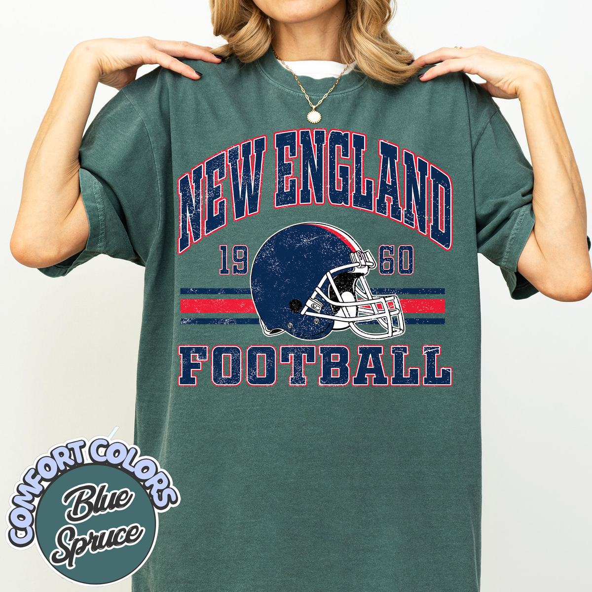 Unisex New England football vintage t-shirt for men and women
