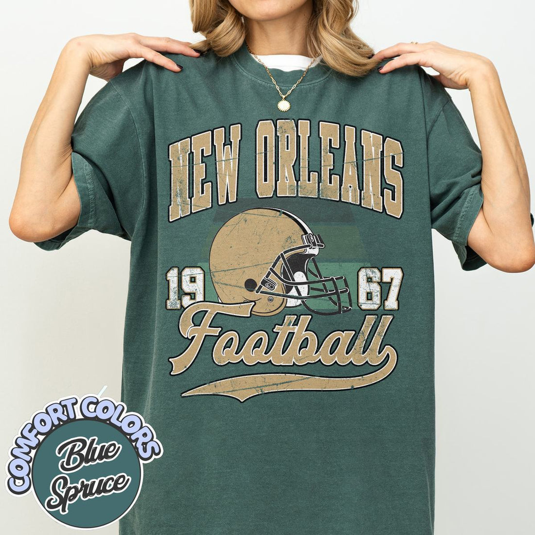 Unisex New Orleans football vintage t-shirt for men and women