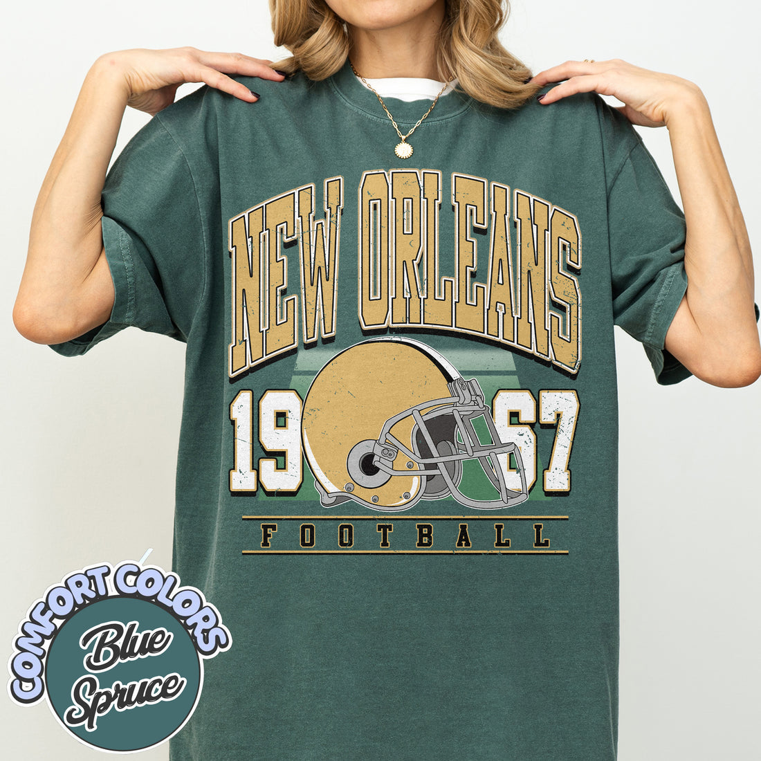 Unisex New Orleans football vintage t-shirt for men and women