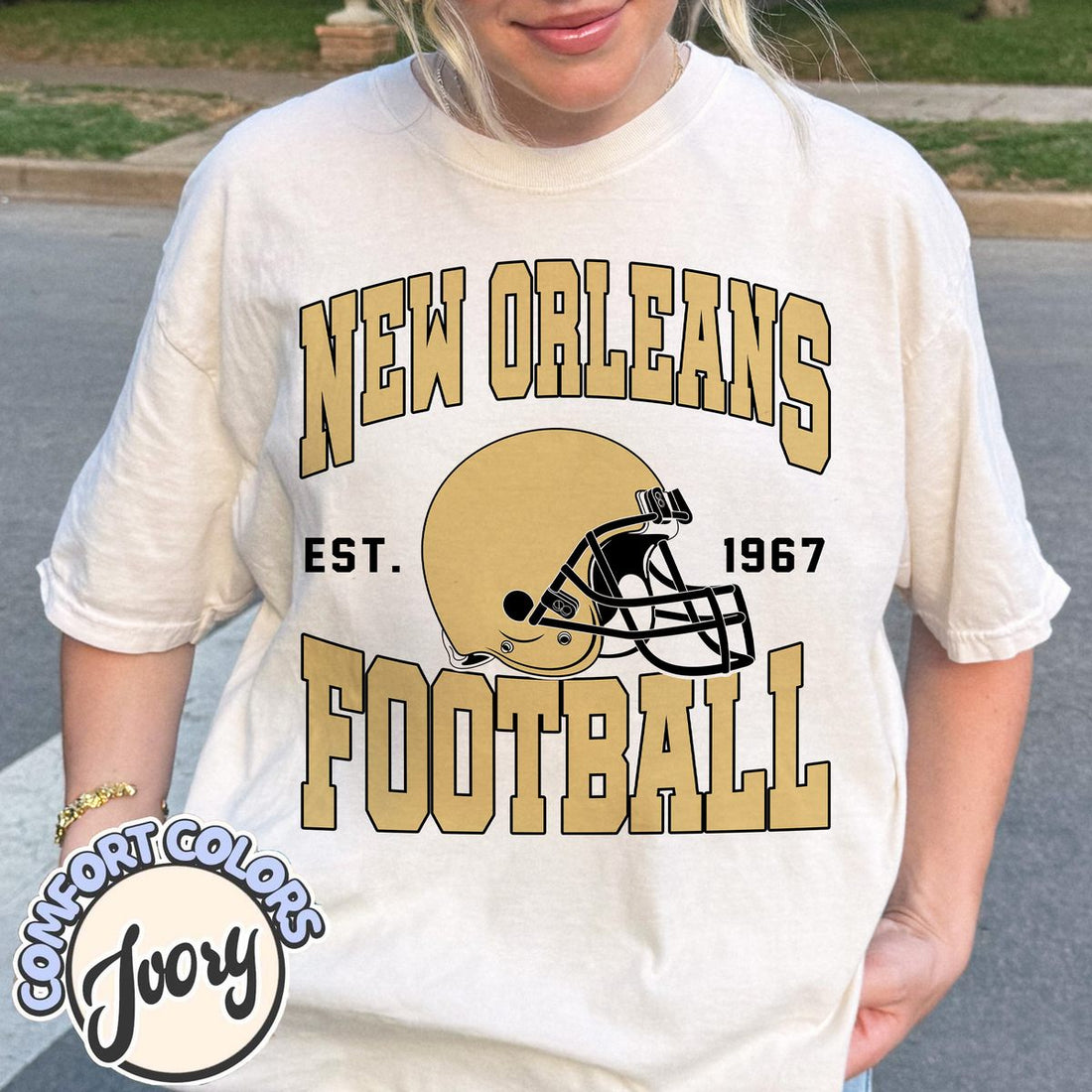 Unisex New Orleans football vintage t-shirt for men and women