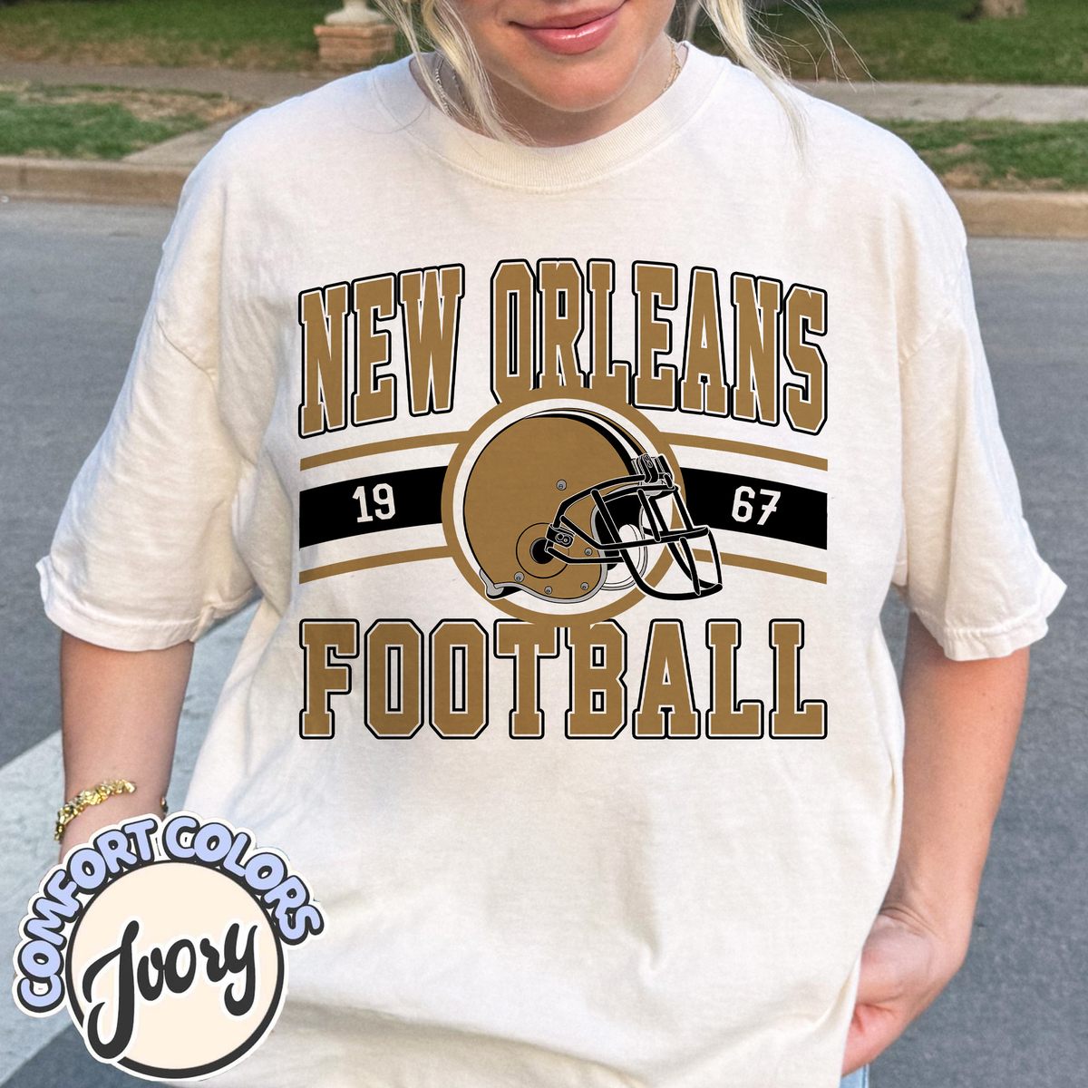 Unisex New Orleans football vintage t-shirt for men and women
