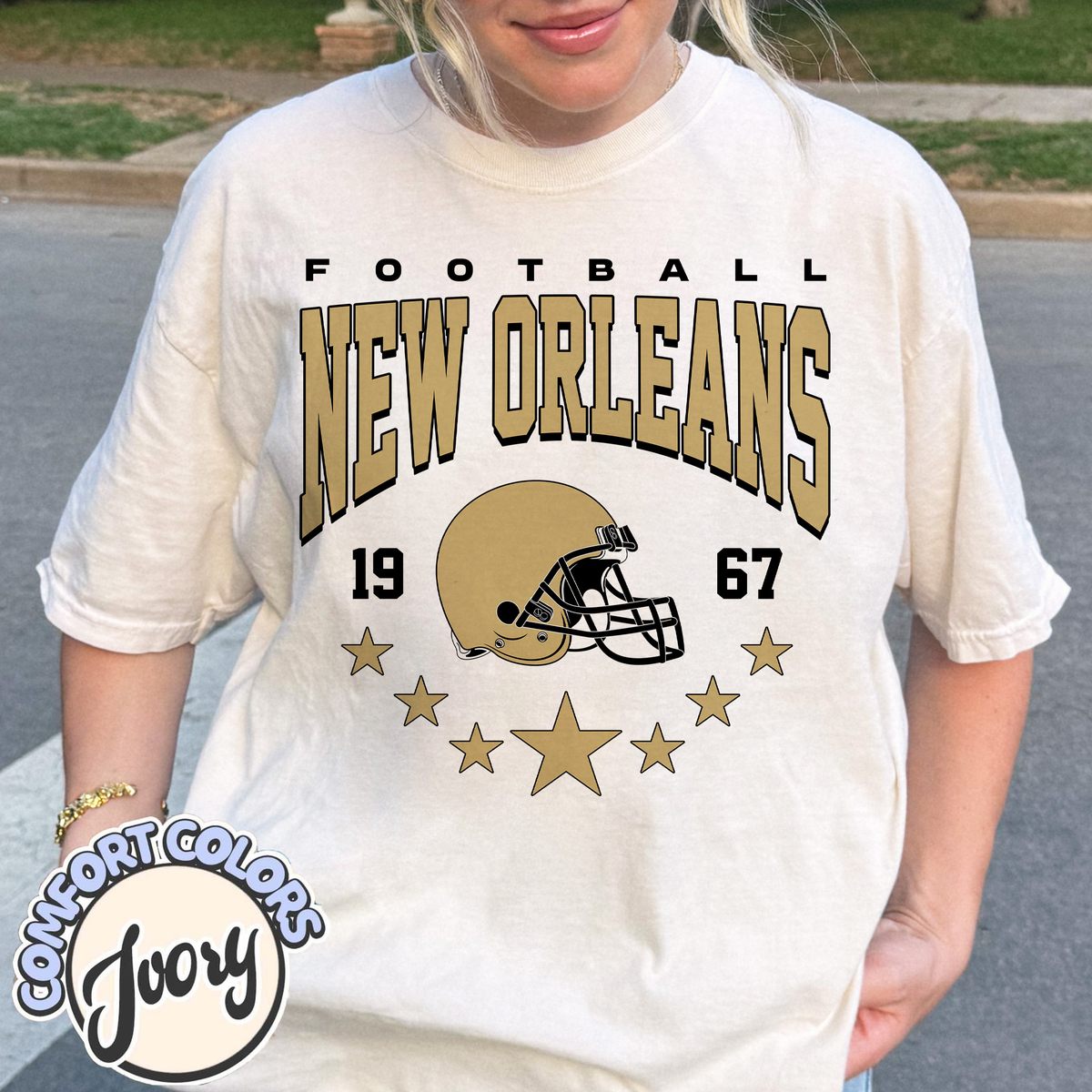 Unisex New Orleans football vintage t-shirt for men and women