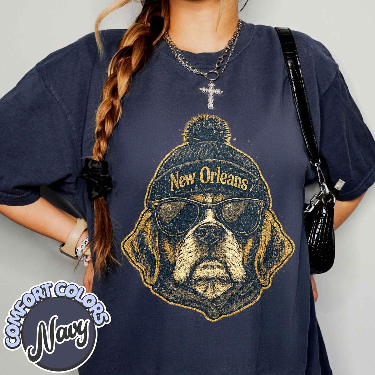 Unisex New Orleans football vintage t-shirt for men and women