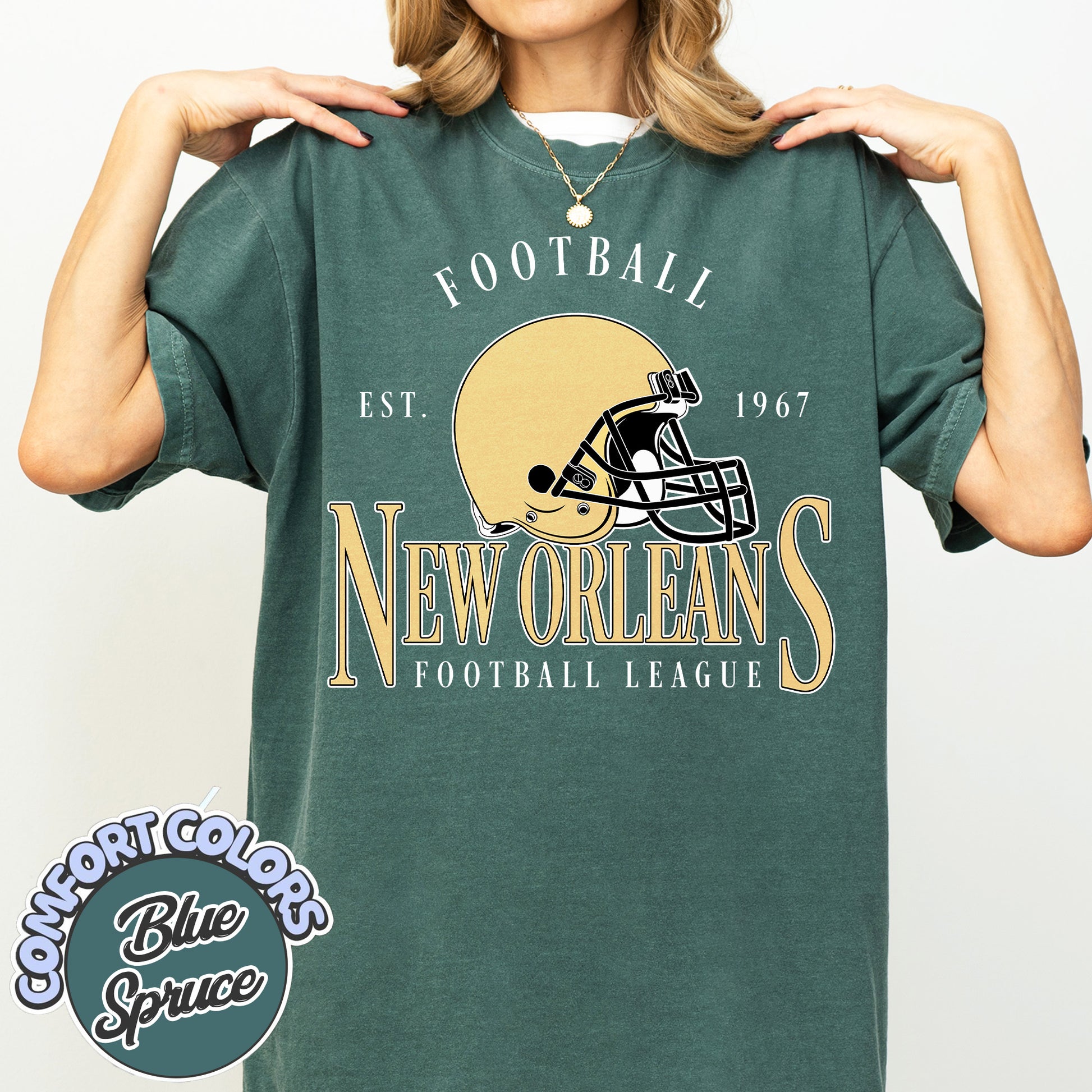 Unisex New Orleans football vintage t-shirt for men and women