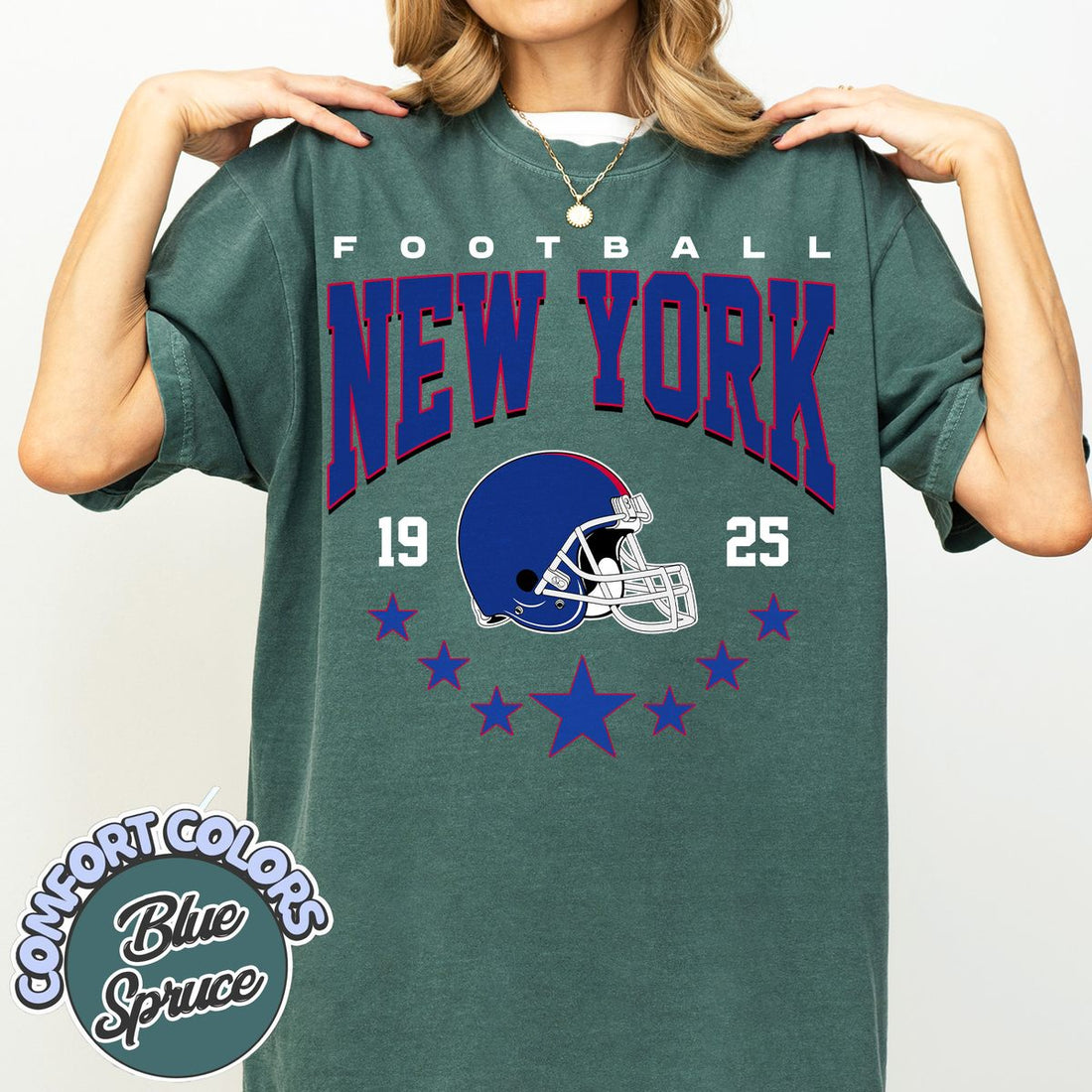 Unisex New York football vintage t-shirt for men and women