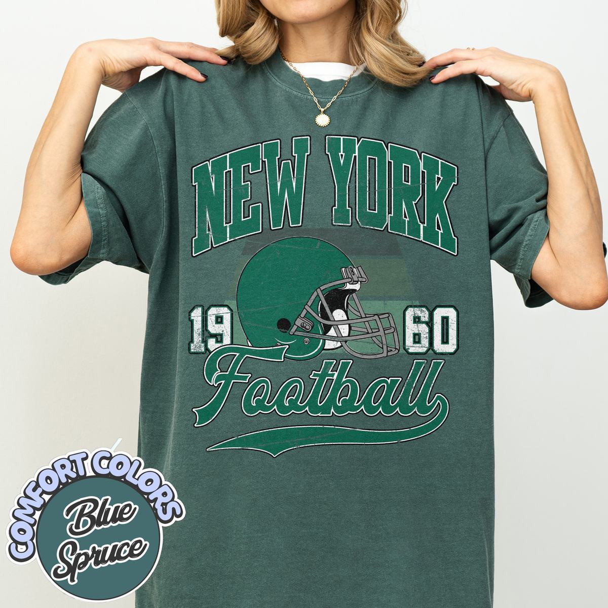 Unisex New York football vintage t-shirt for men and women