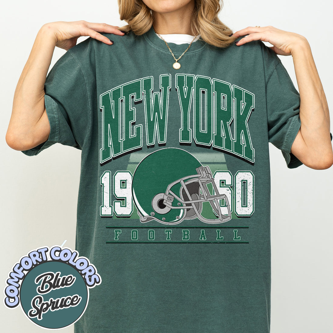 Unisex New York football vintage t-shirt for men and women