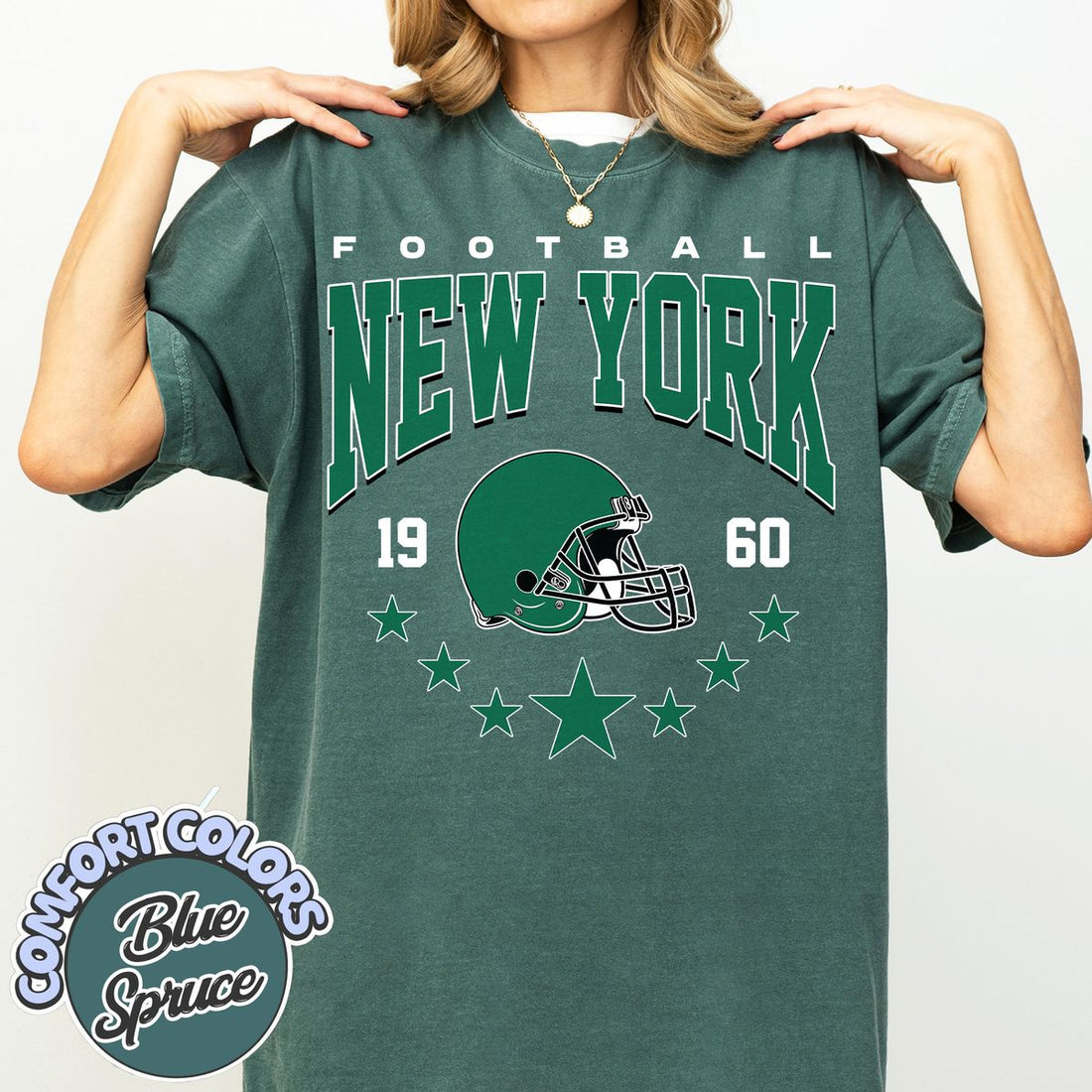 Unisex New York football vintage t-shirt for men and women
