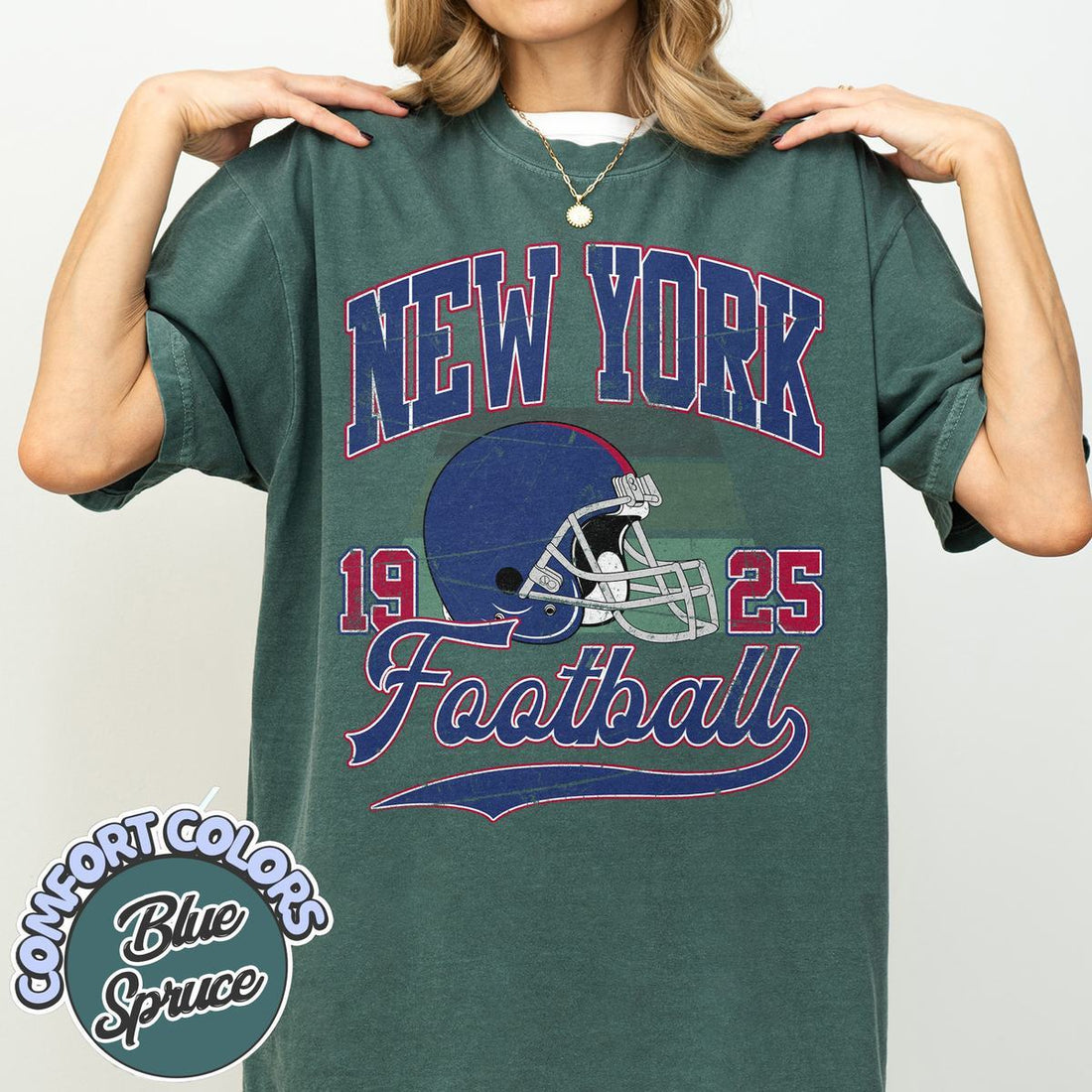Unisex New York football vintage t-shirt for men and women