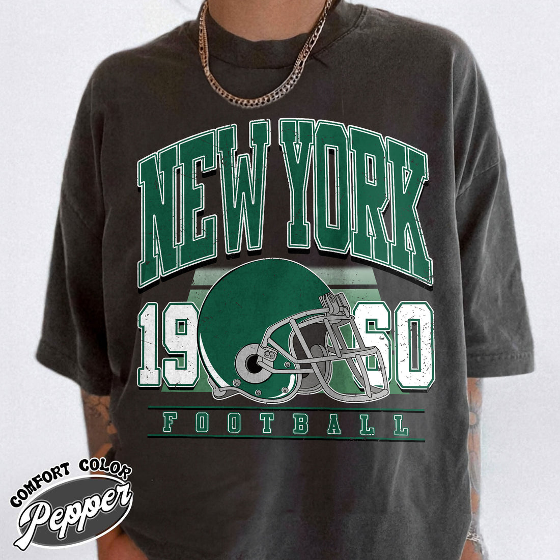 Unisex New York football vintage t-shirt for men and women