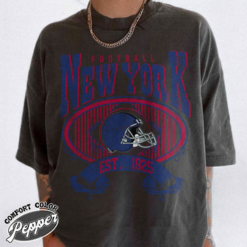 Unisex New York football vintage t-shirt for men and women