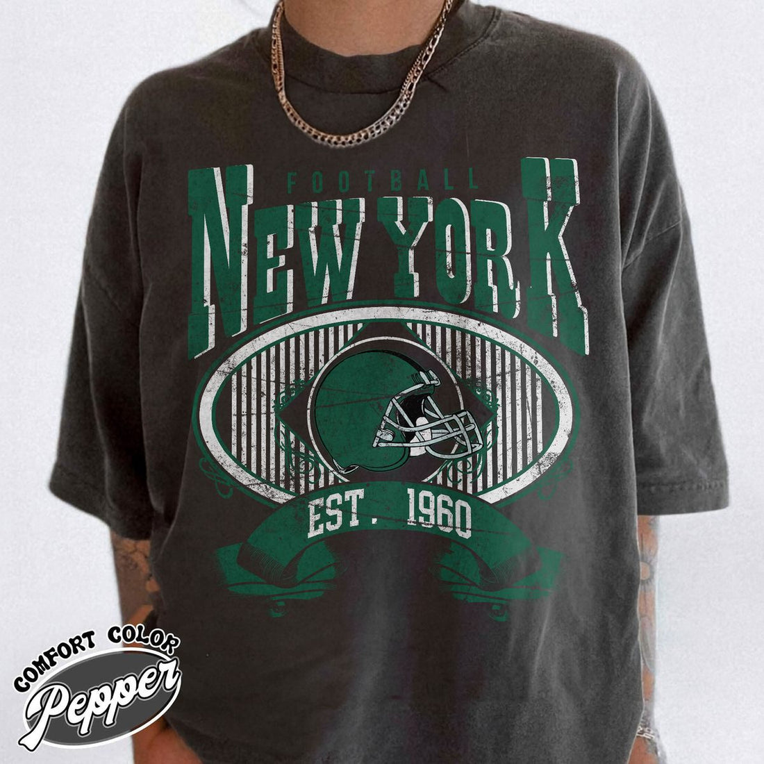Unisex New York football vintage t-shirt for men and women
