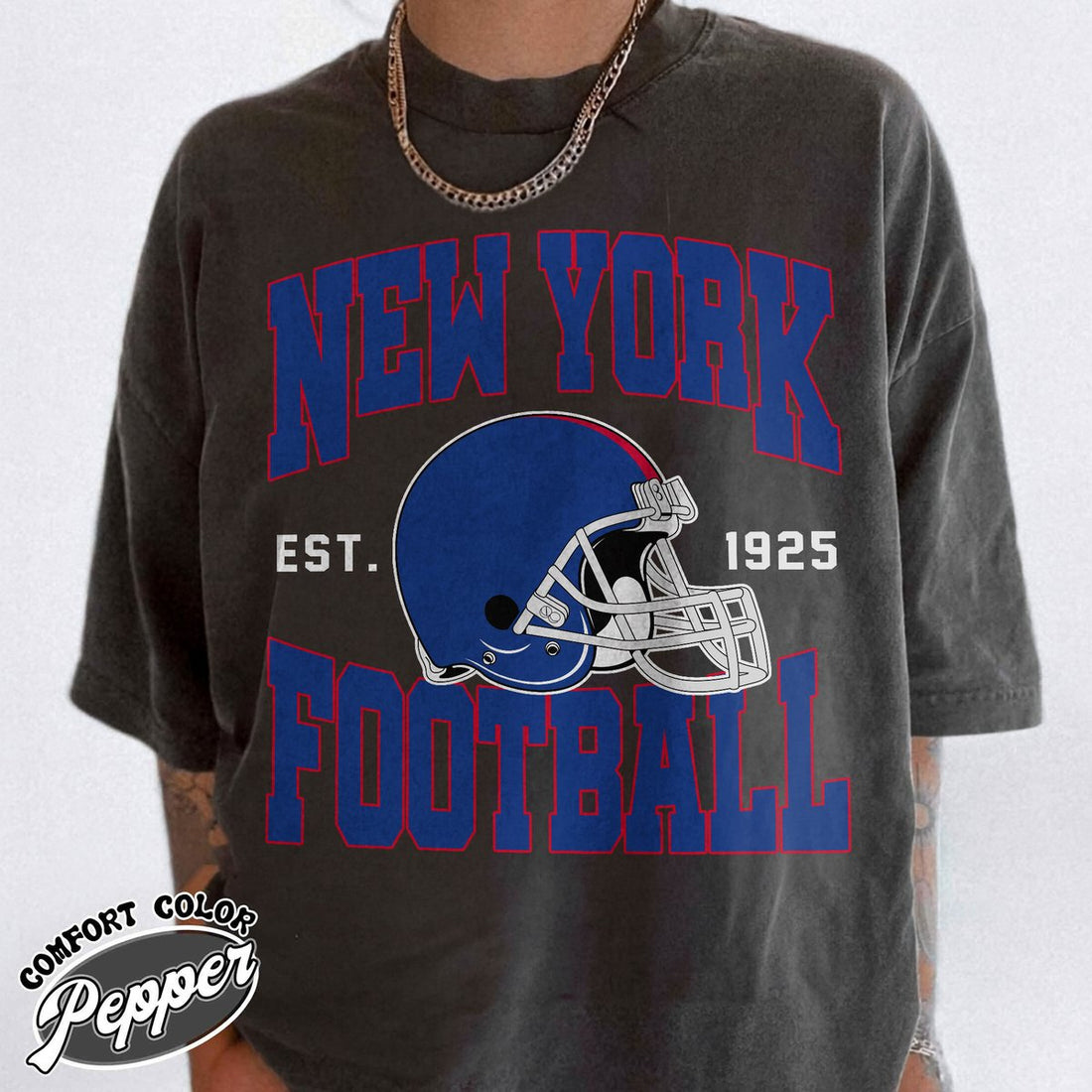 Unisex New York football vintage t-shirt for men and women
