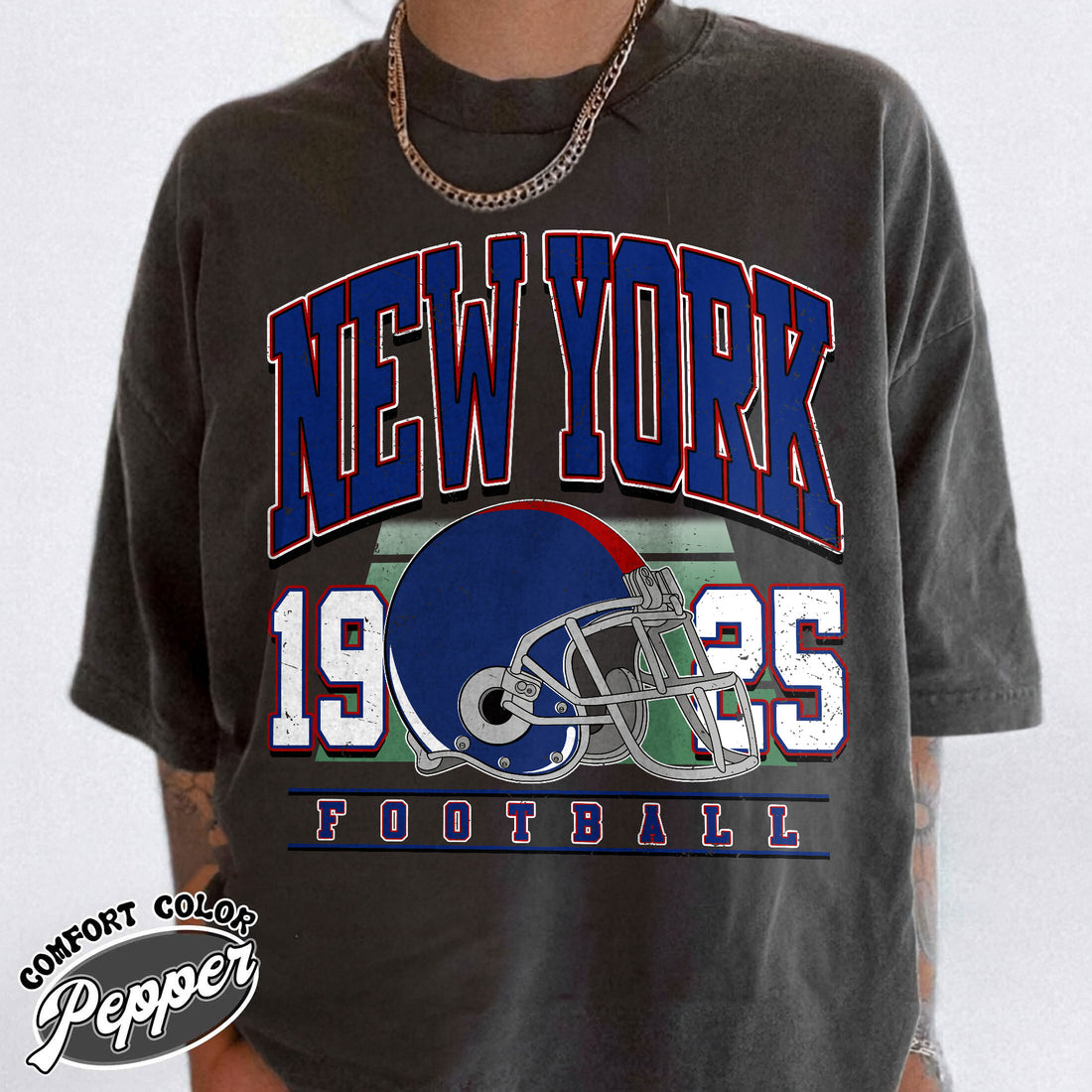 Unisex New York football vintage t-shirt for men and women