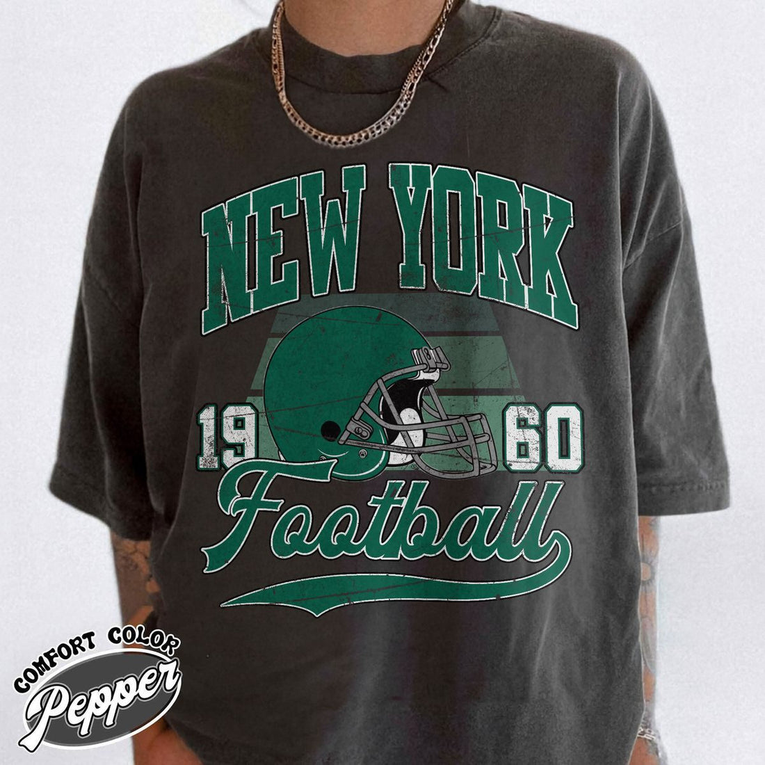 Unisex New York football vintage t-shirt for men and women