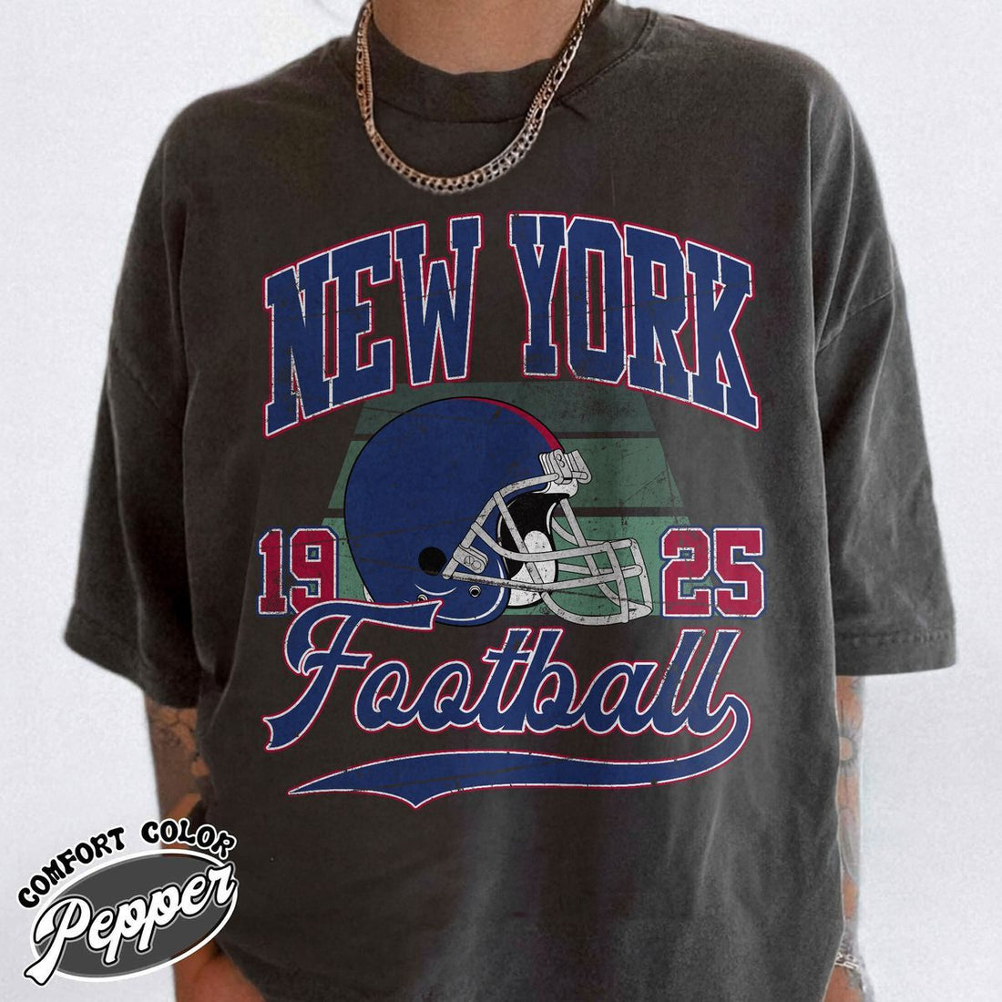 Unisex New York football vintage t-shirt for men and women