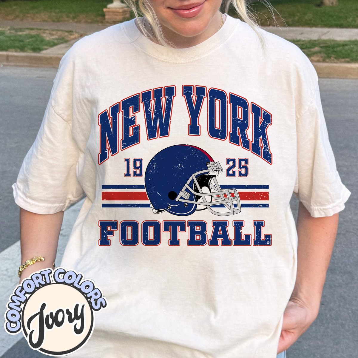 Unisex New York football vintage t-shirt for men and women