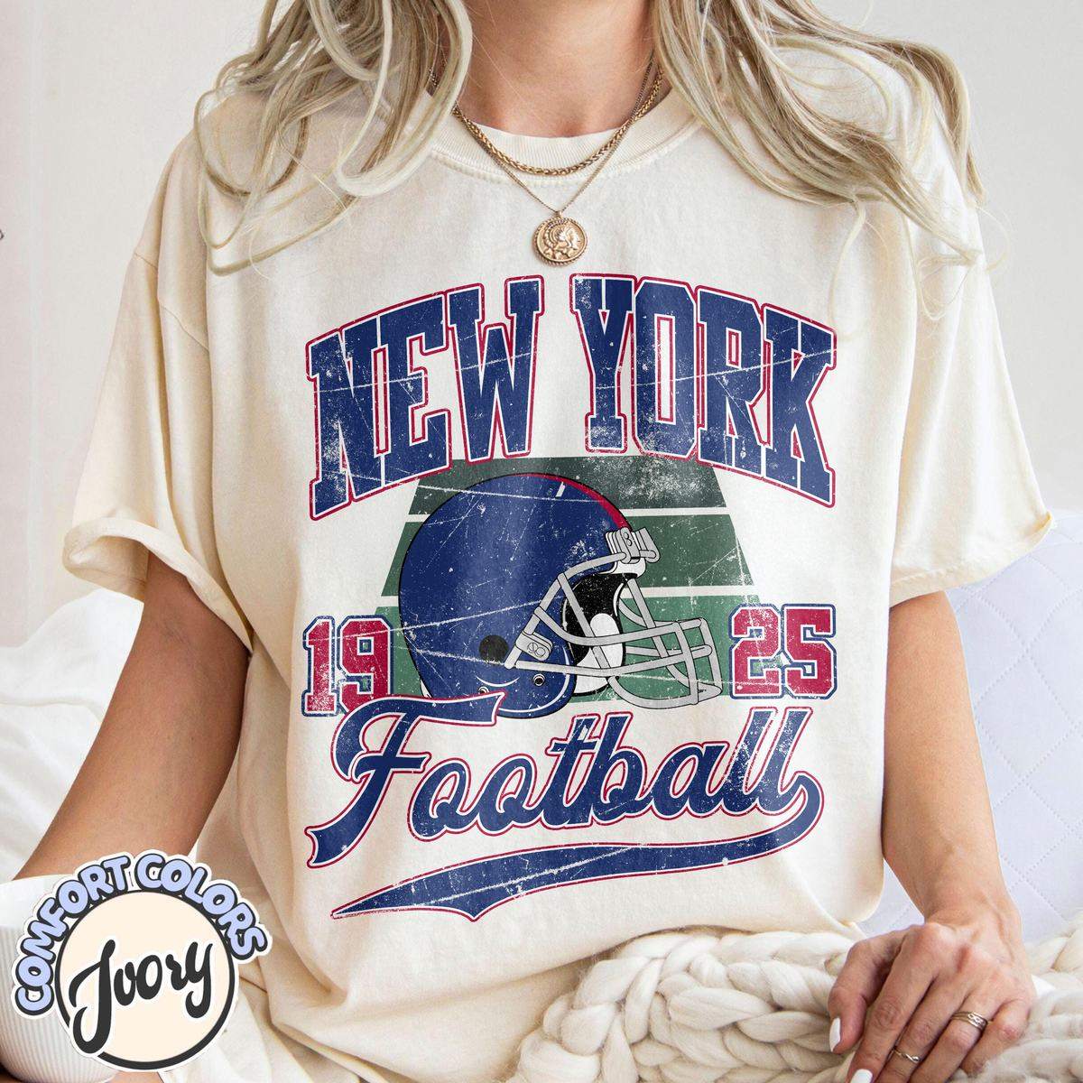 Unisex New York football vintage t-shirt for men and women