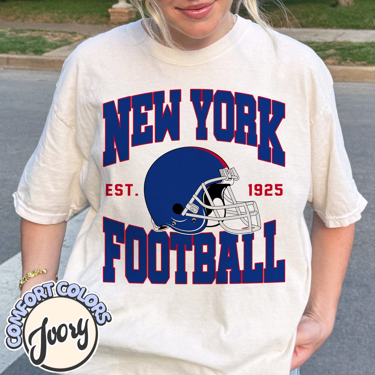Unisex New York football vintage t-shirt for men and women
