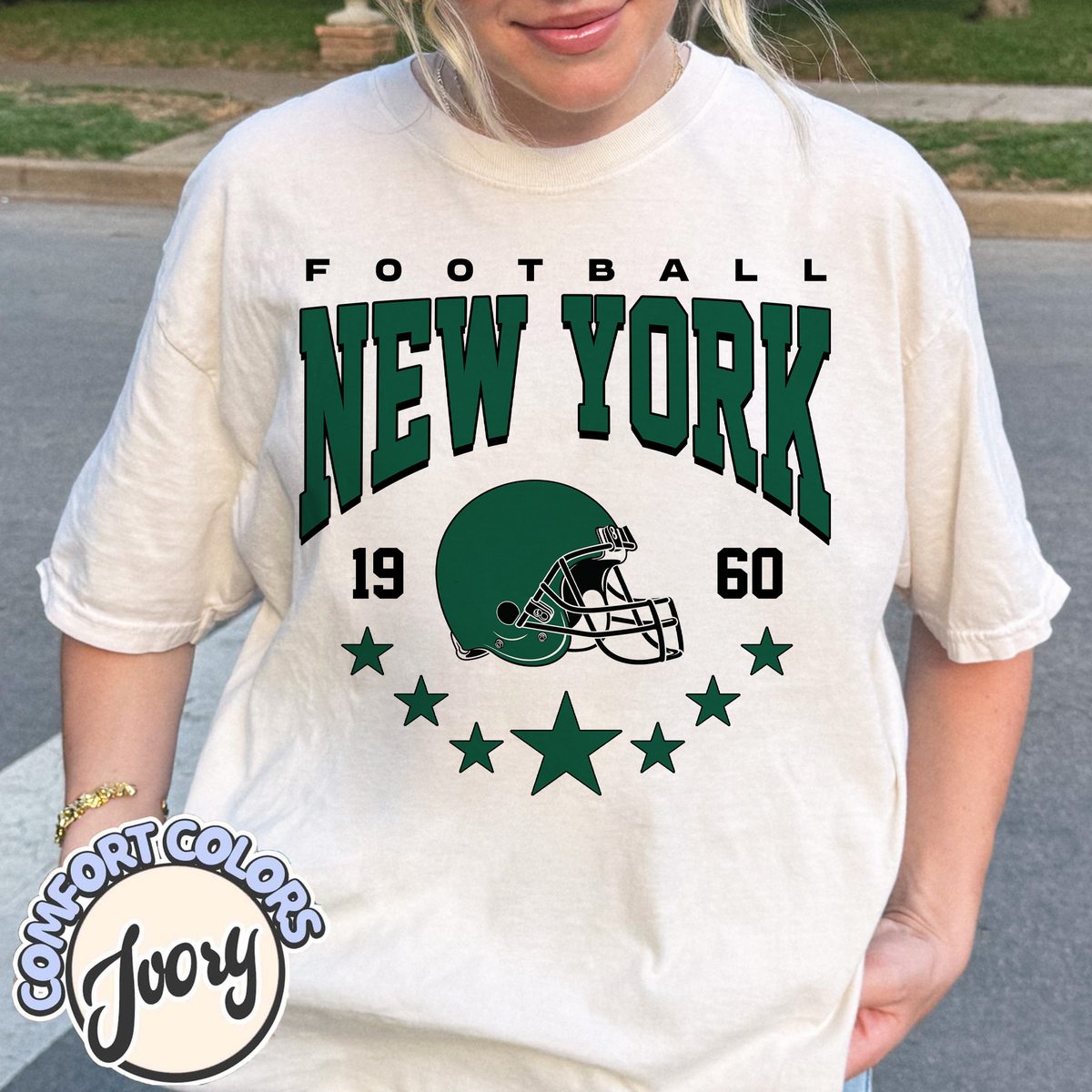 Unisex New York football vintage t-shirt for men and women
