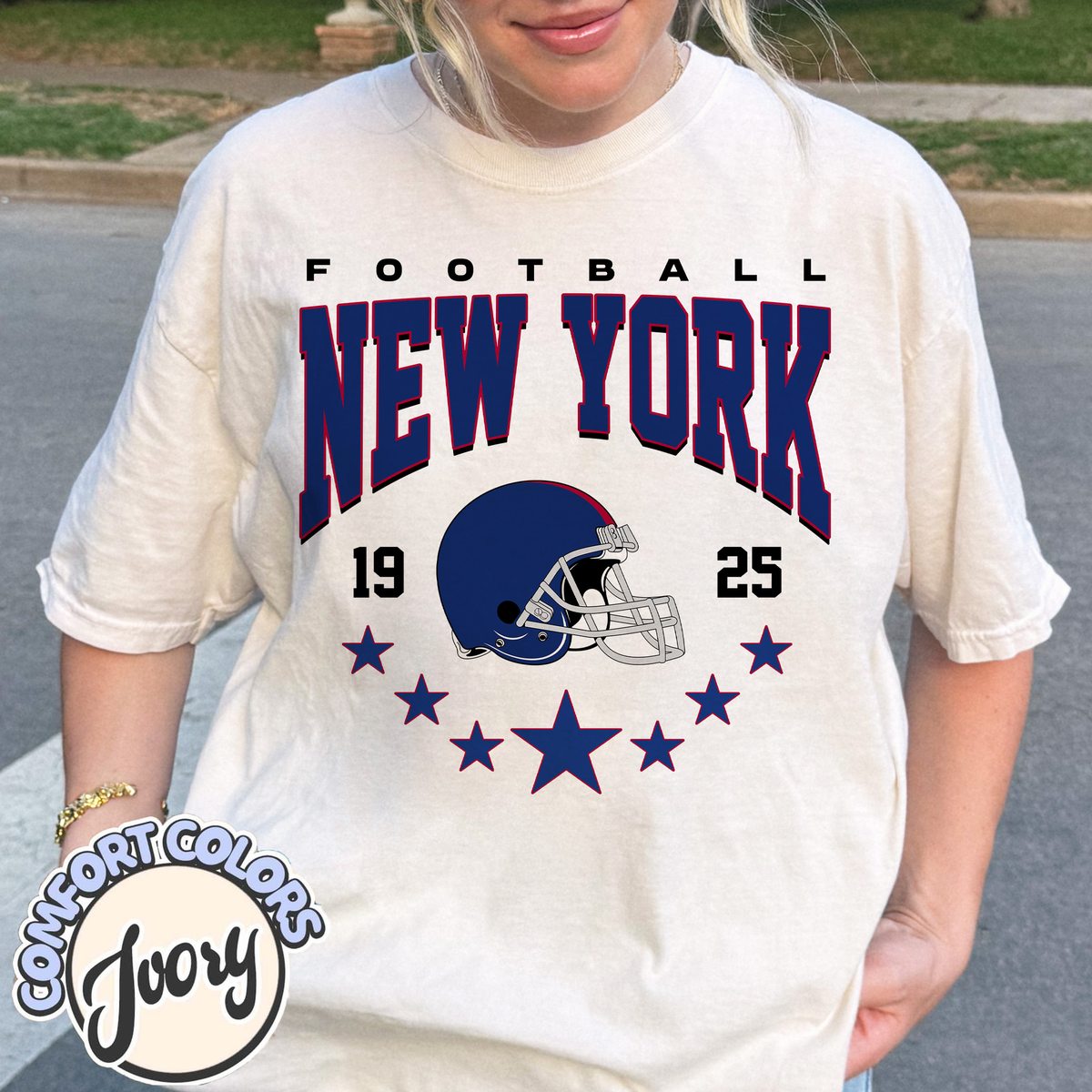 Unisex New York football vintage t-shirt for men and women