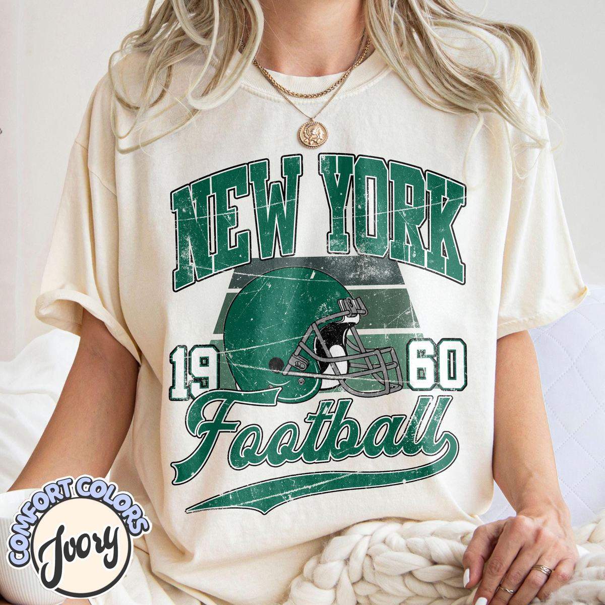 Unisex New York football vintage t-shirt for men and women