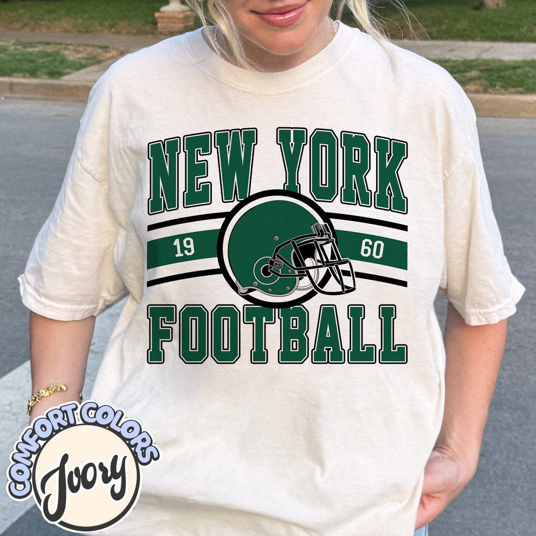 Unisex New York football vintage t-shirt for men and women