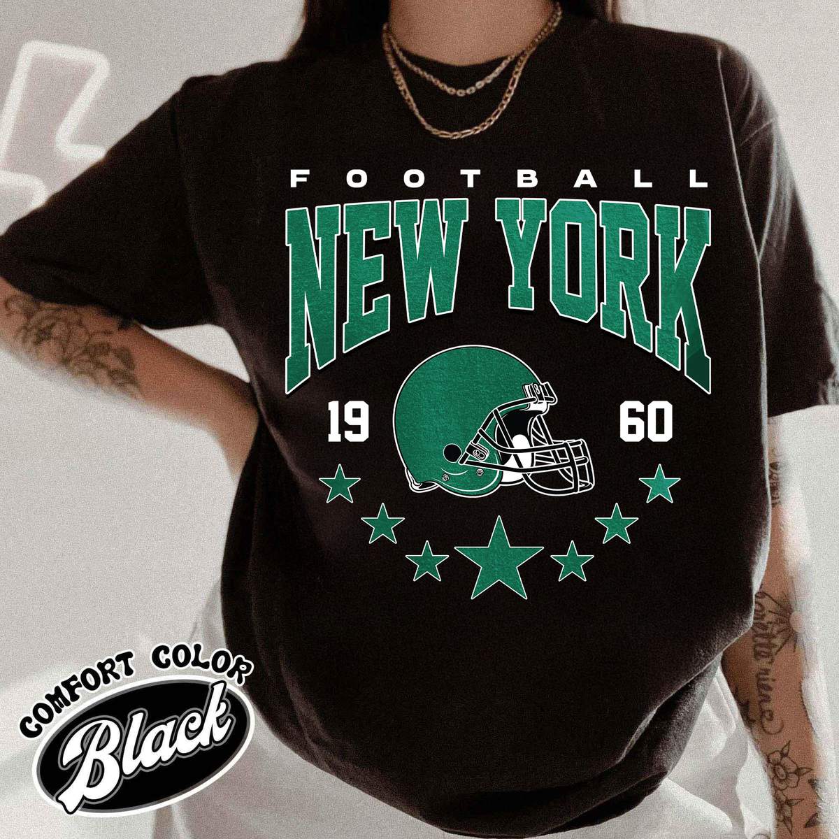 Unisex New York football vintage t-shirt for men and women