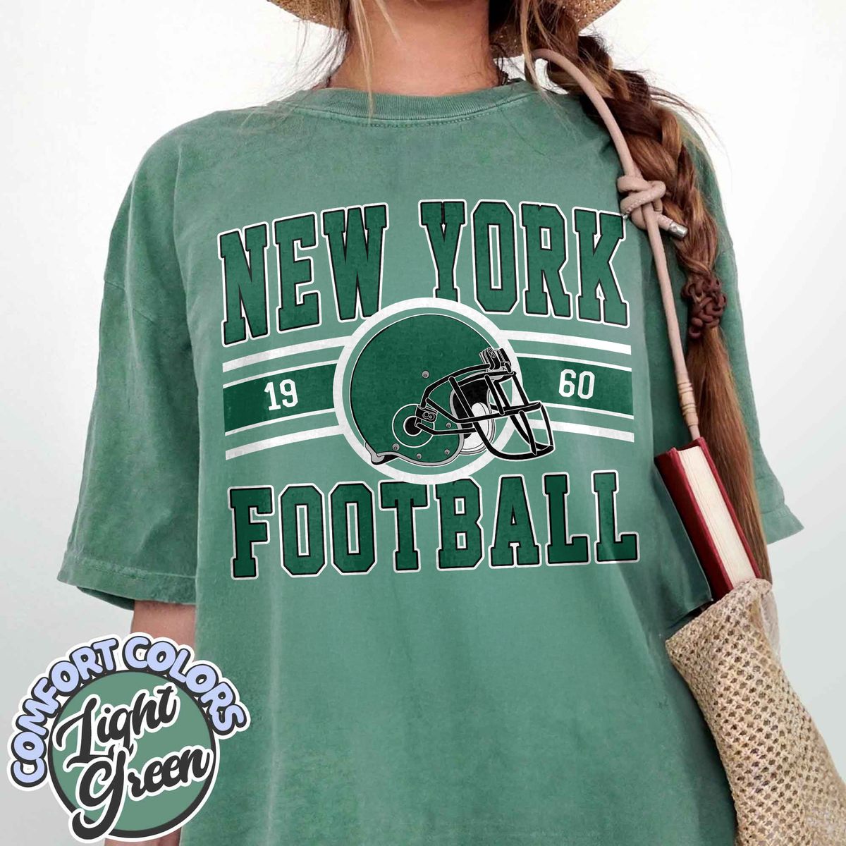 Unisex New York football vintage t-shirt for men and women
