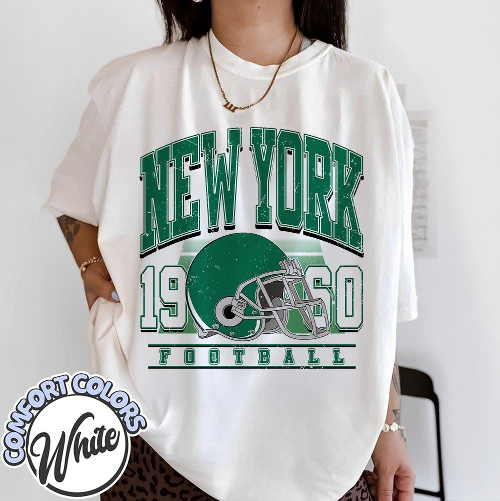 Unisex New York football vintage t-shirt for men and women