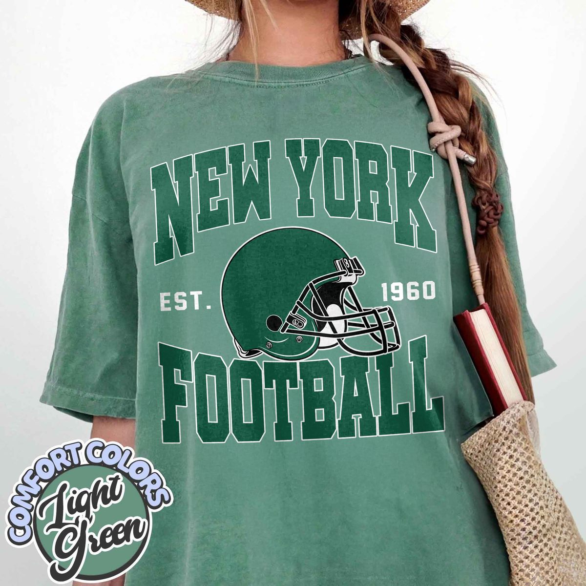 Unisex New York football vintage t-shirt for men and women