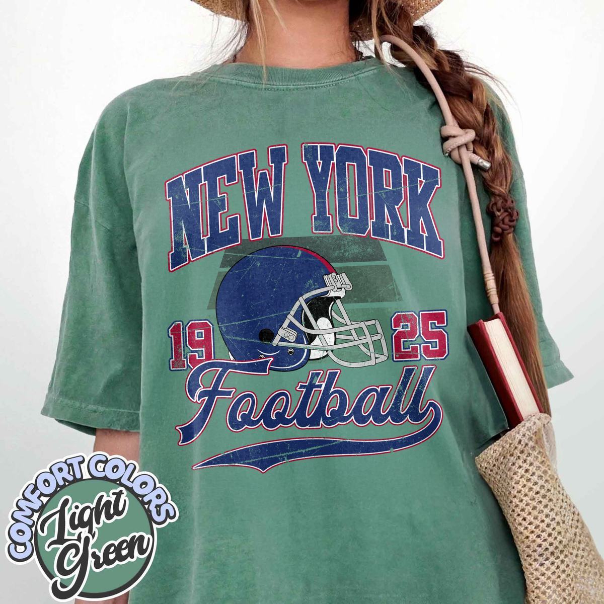 Unisex New York football vintage t-shirt for men and women