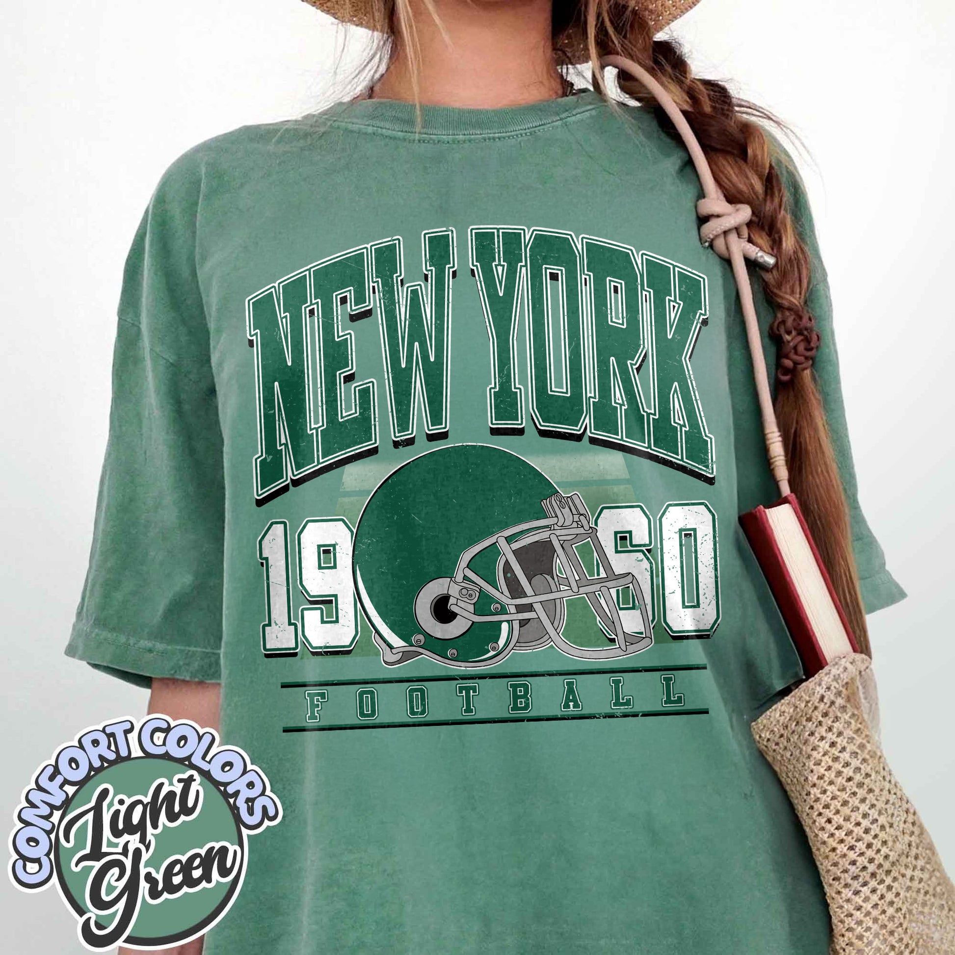 Unisex New York football vintage t-shirt for men and women