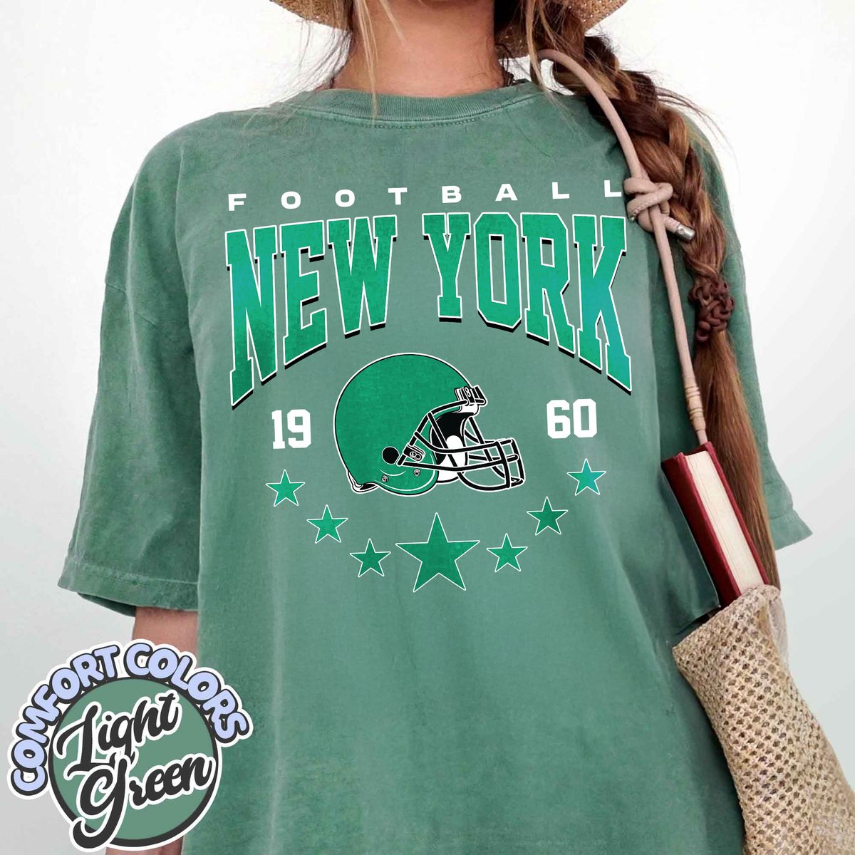 Unisex New York football vintage t-shirt for men and women