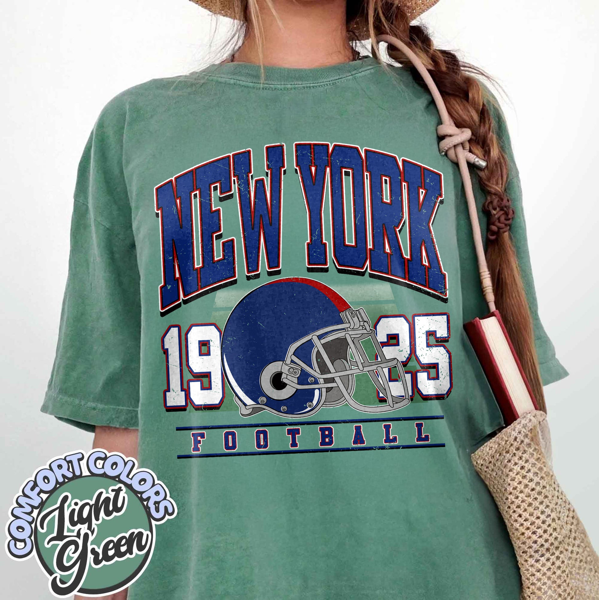 Unisex New York football vintage t-shirt for men and women