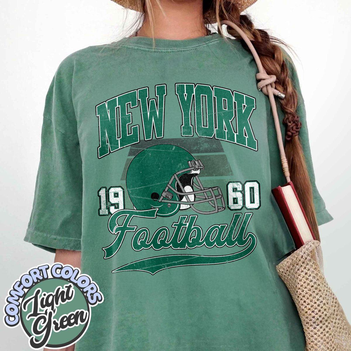 Unisex New York football vintage t-shirt for men and women