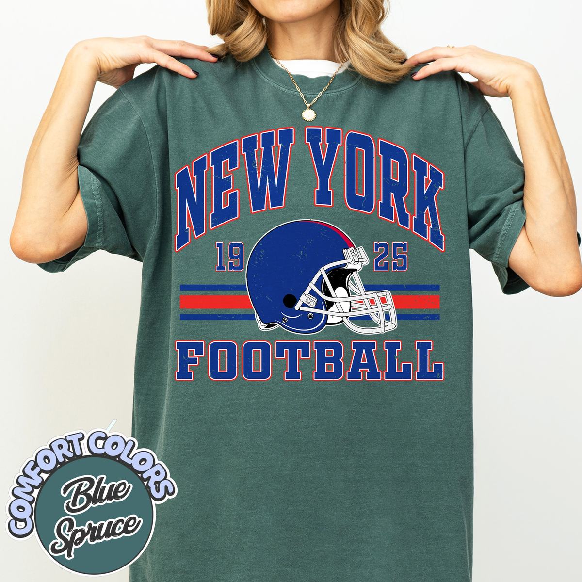 Unisex New York football vintage t-shirt for men and women