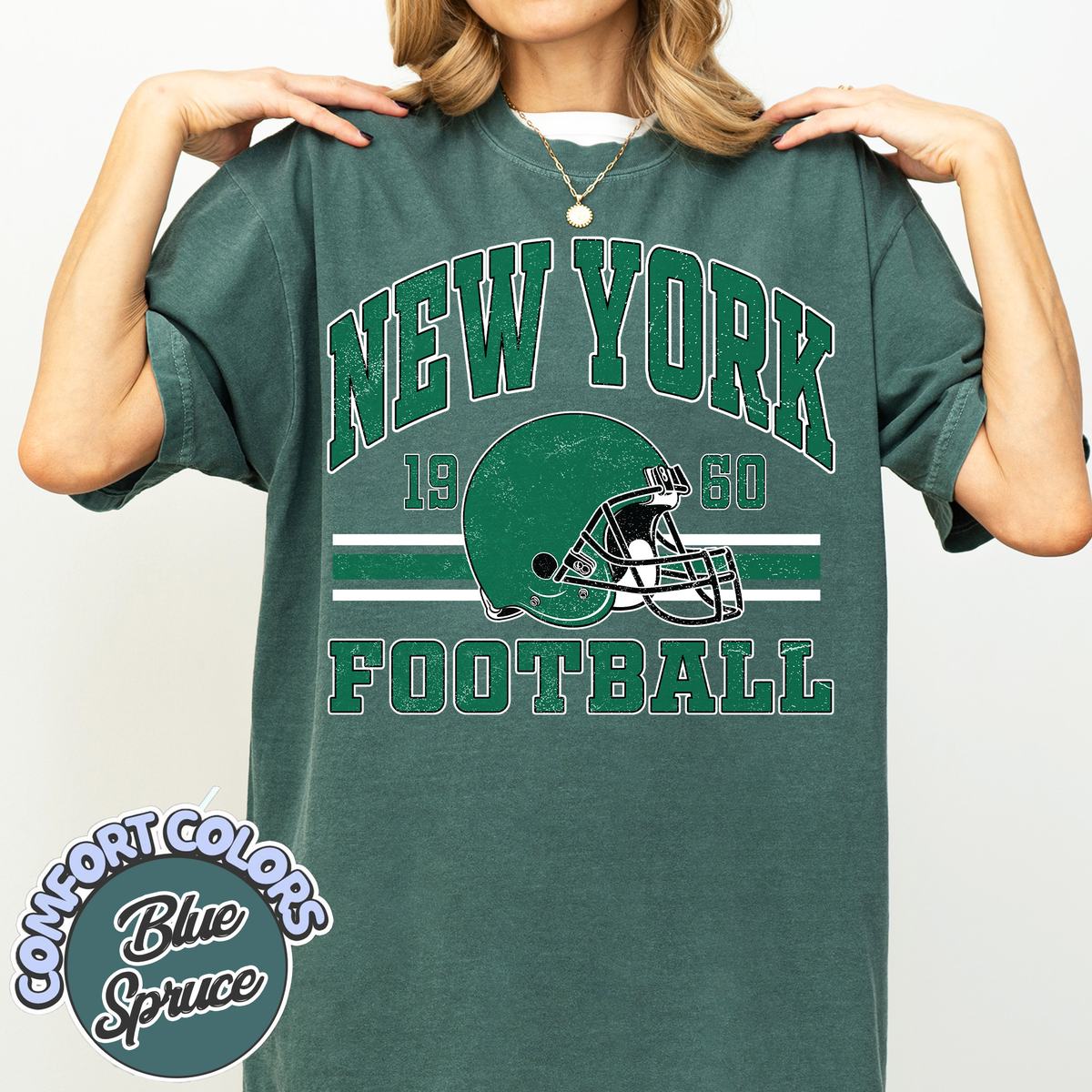 Unisex New York football vintage t-shirt for men and women