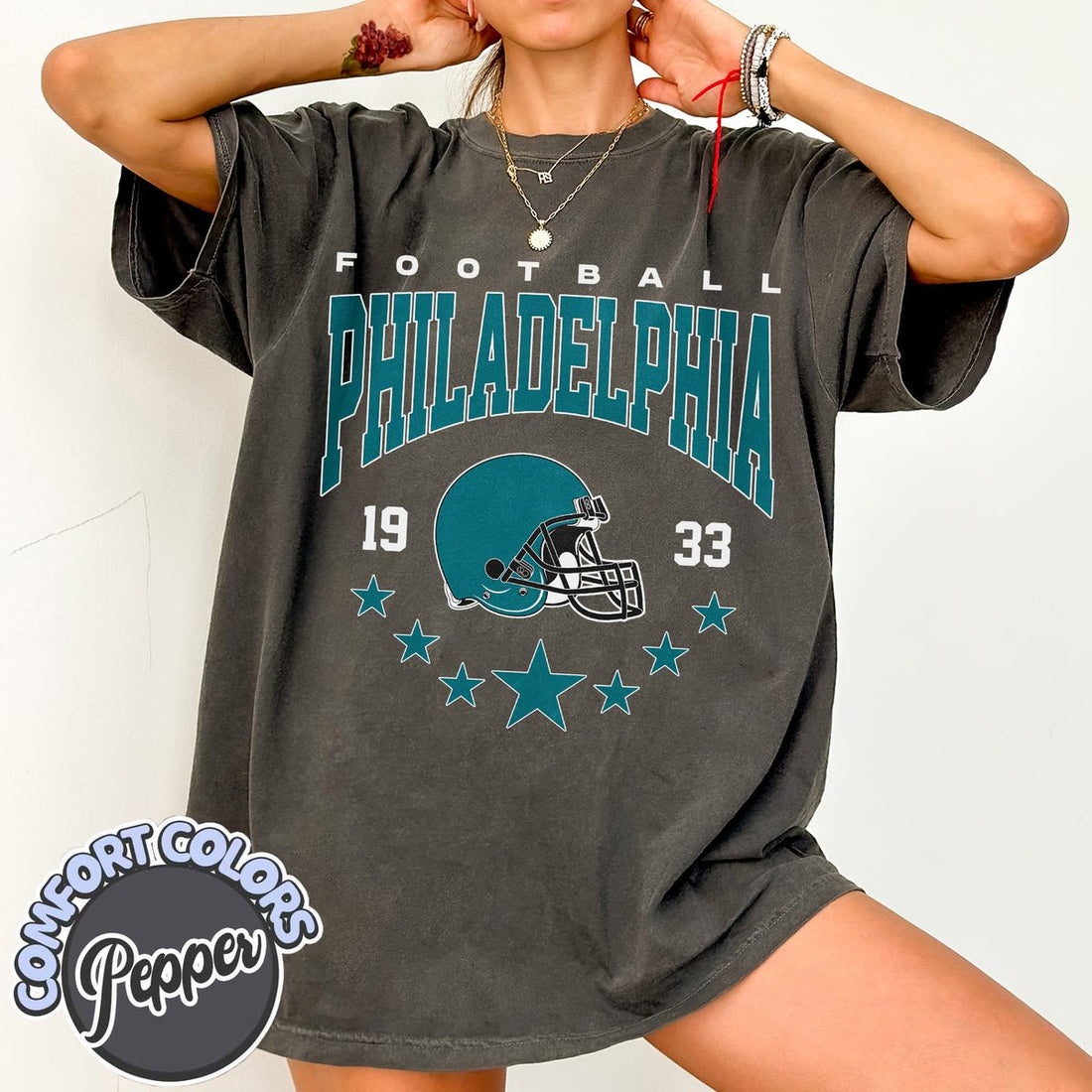 Unisex Philadelphia football vintage t-shirt for men and women