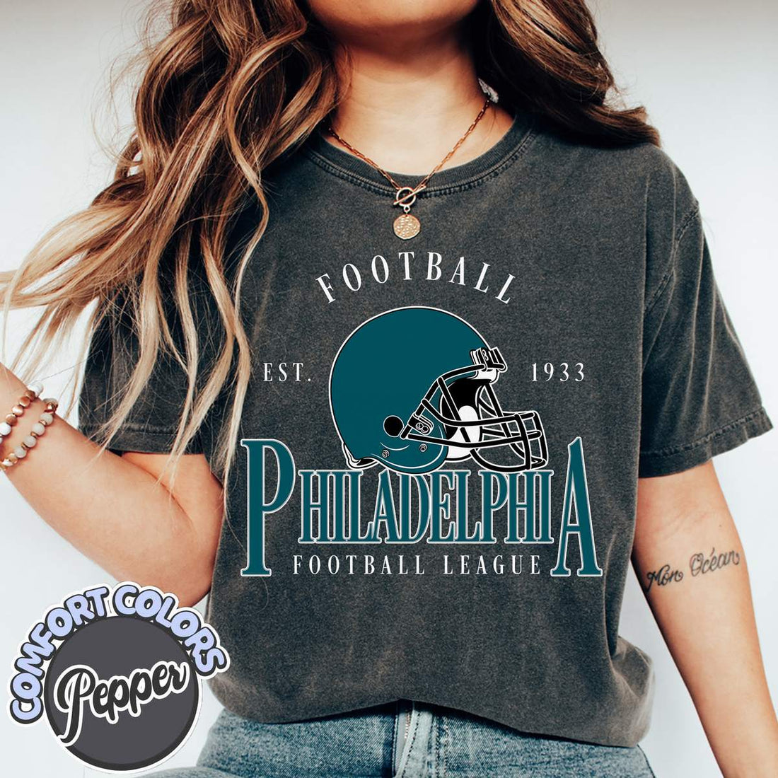 Unisex Philadelphia football vintage t-shirt for men and women